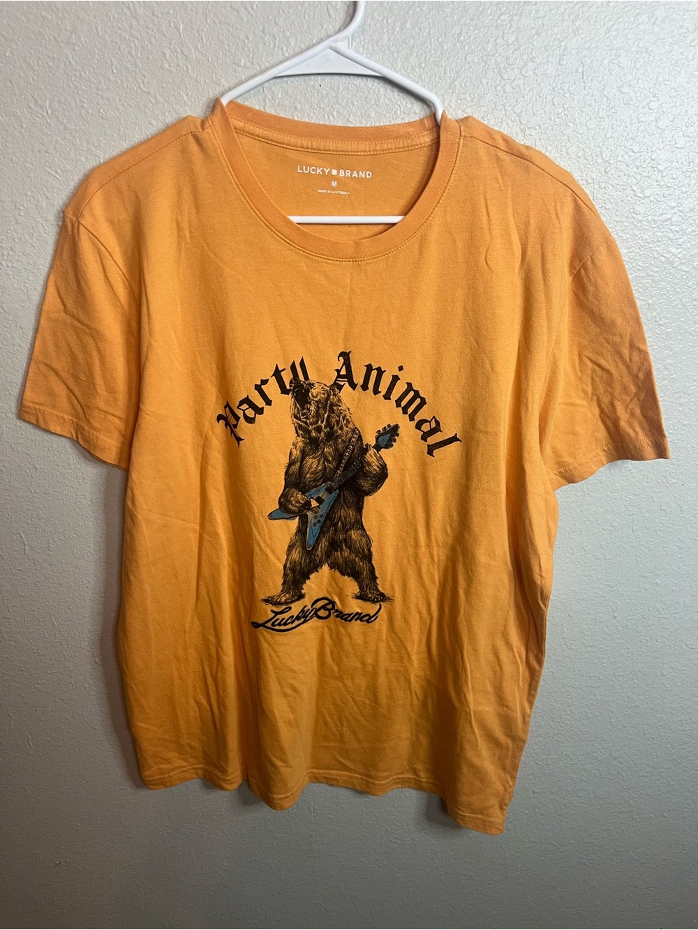 Lucky Brand Men's 'Party Animal' Graphic Tee - Orange